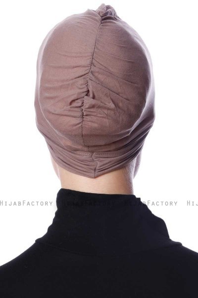 Zeynep - Bonnet Parizien Taupe Scuro - Ecardin