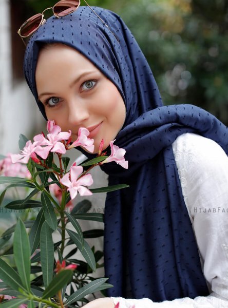 Malika - Hijab Blu Navy - Sal Evi