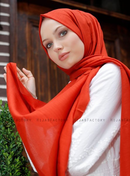 Zaina - Hijab Rosso Mattone - Sal Evi