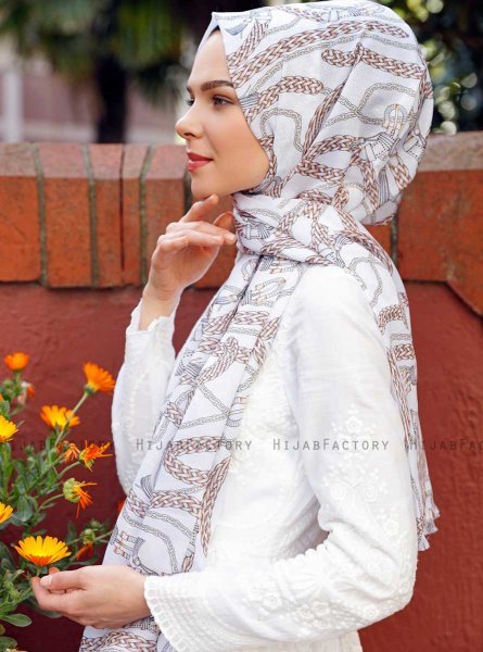 Zuleika - Hijab Fantasia Marrone - Sal Evi