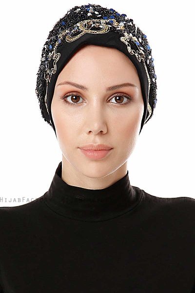 Zuleyha - Turbante Blu Navy