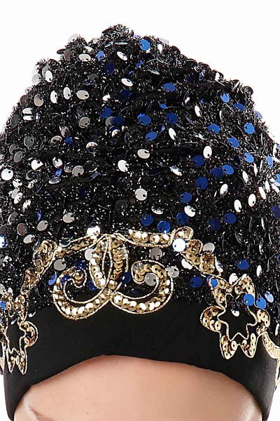 Zuleyha - Turbante Blu Navy