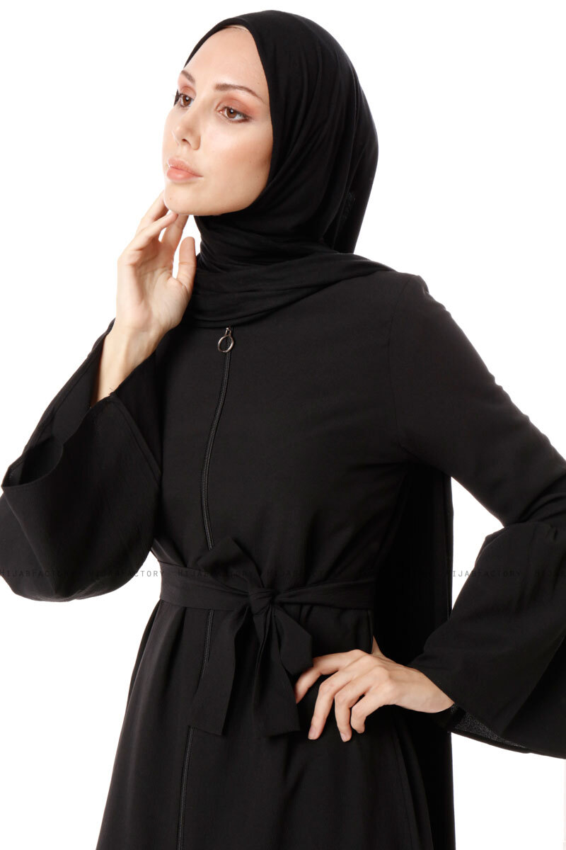 Abito musulmano tinta unita casual da donna Abaya Islamico